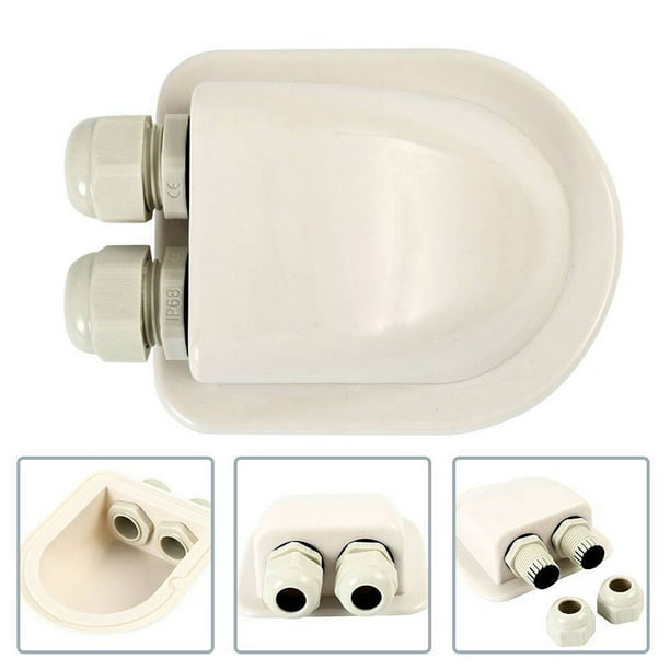 Single/Double Cable Entry Gland Solar Panel Cable Gland_Box Roof RV Caravan Boat Single/Double Cable Entry Gland Solar Panel Cable Gland_Box Roof RV Caravan Boat